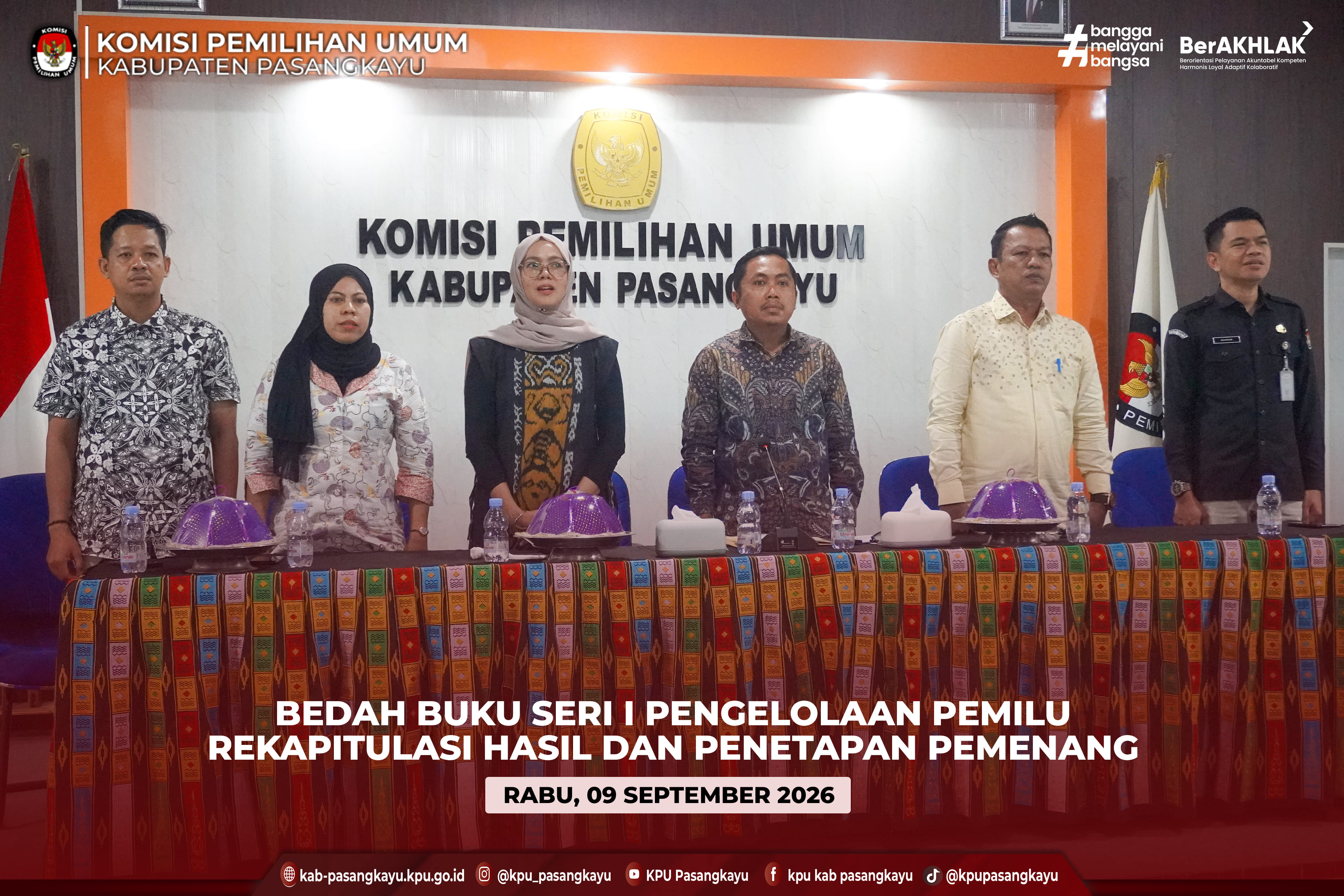 Bedah Buku Seri I Pengelolaan Pemilu Rekapitulasi Hasil dan Penetapan Pemenang